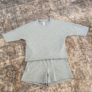 Women’s RBX Gray Fleece Set Size XS